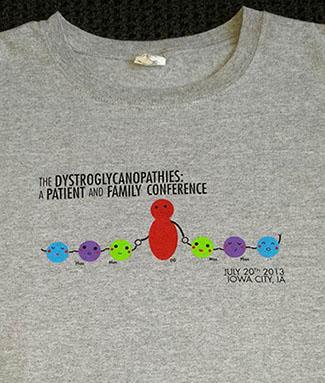 2013 Wellstone Dystroglycanopathies Conference Shirt